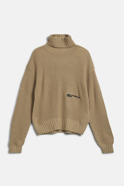 ROLÁK KARL LAGERFELD JEANS KLJ OVERSIZED ROLLNECK SWEATER - Fotografie č. 1