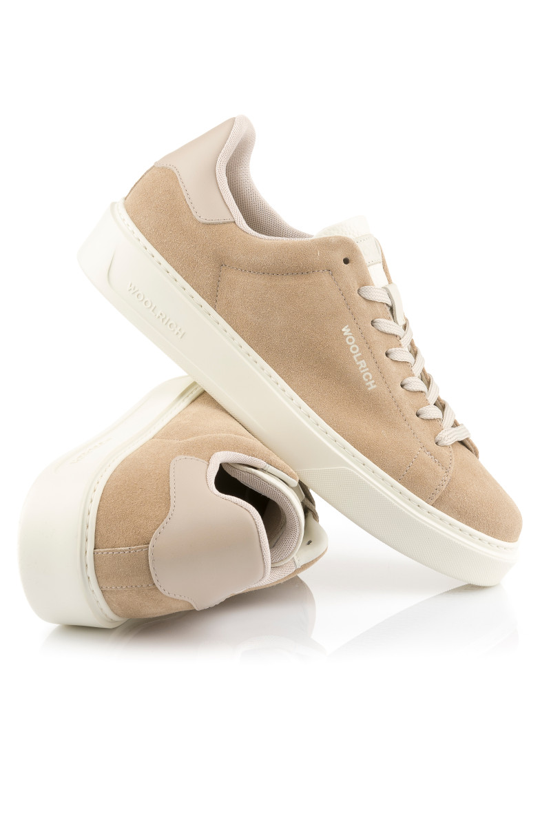Sportcipő Woolrich Classic Court Man Camoscio Beige