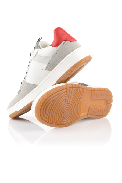 TENISKY WOOLRICH LOW BASKET MAN CAMOSCIO - CALF - Fotografia č. 4