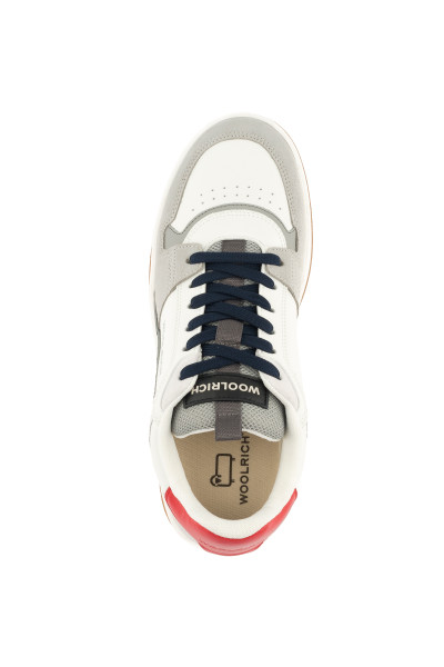 TENISKY WOOLRICH LOW BASKET MAN CAMOSCIO - CALF - Fotografia č. 7