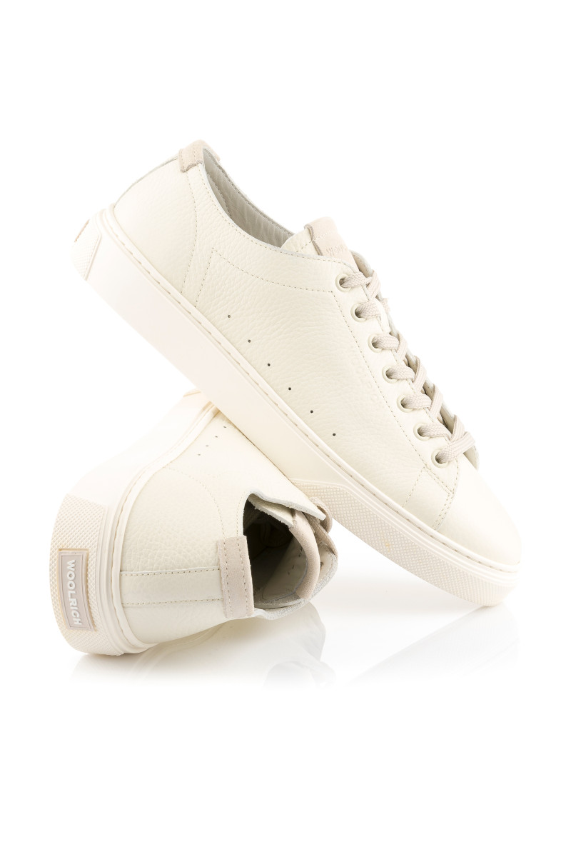 Sportcipő Woolrich Boat Shoe Lacing Man Grana Cream