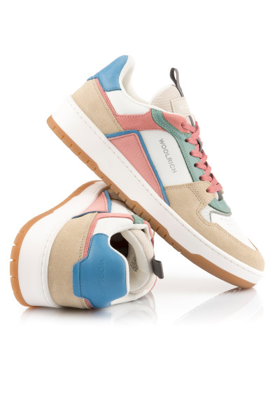 SPORTCIPŐ WOOLRICH LOW BASKET WOMAN CAMOSCIO - CALF - Kép 1