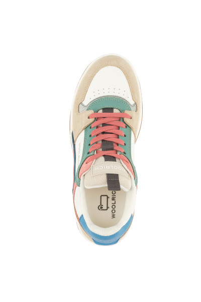 SPORTCIPŐ WOOLRICH LOW BASKET WOMAN CAMOSCIO - CALF - Kép 7