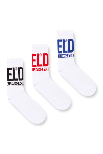 PONOŽKY DIESEL SKM-RAY-3PACK-CUSHIONED-17,5 SOCKS - Fotografie č. 1