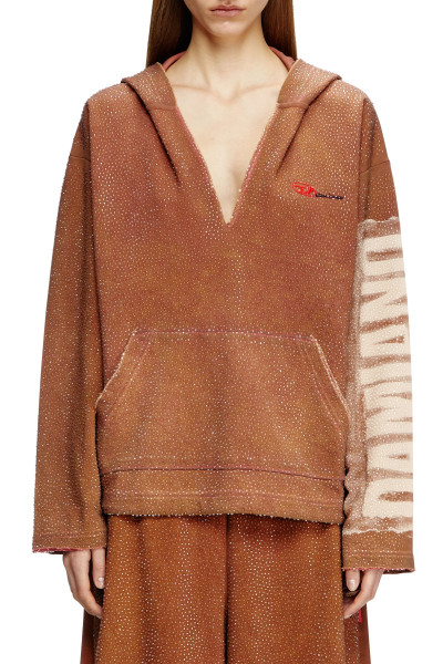 MIKINA DIESEL S-BOXT-HOOD-LUX-DD SWEAT-SHIRT - Fotografie č. 5