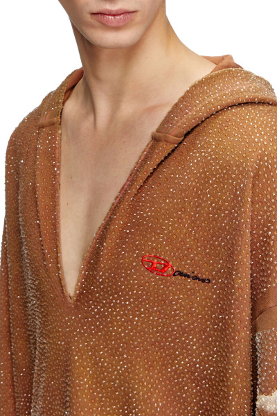 MIKINA DIESEL S-BOXT-HOOD-LUX-DD SWEAT-SHIRT - Fotografie č. 4