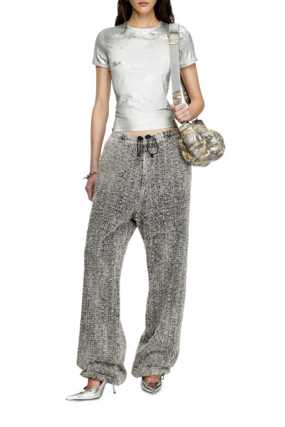 TRIČKO DIESEL T-UNCUTIE-LONG-Q5 T-SHIRT - Fotografia č. 2