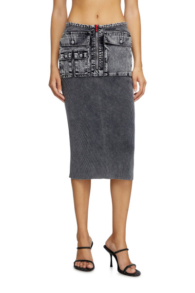 SZOKNYA DIESEL M-MERYN SKIRT - Kép 2