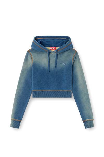 MIKINA DIESEL F-SLIMMY-HOOD-Q1 SWEAT-SHIRT - Fotografia č. 4