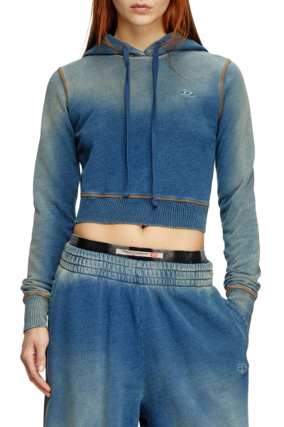 MIKINA DIESEL F-SLIMMY-HOOD-Q1 SWEAT-SHIRT - Fotografia č. 1