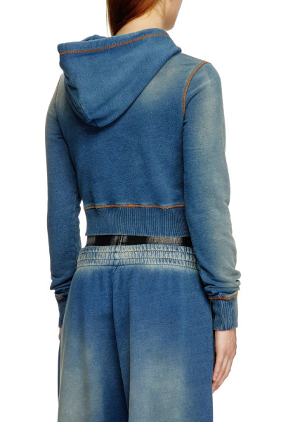 MIKINA DIESEL F-SLIMMY-HOOD-Q1 SWEAT-SHIRT - Fotografia č. 3