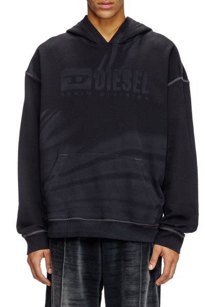 MIKINA DIESEL S-BOXT-HOOD-R9 SWEAT-SHIRT - Fotografie č. 1