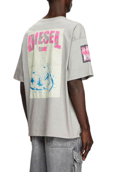 TRIČKO DIESEL T-BOXT-SLITS-R8 T-SHIRT - Fotografie č. 3