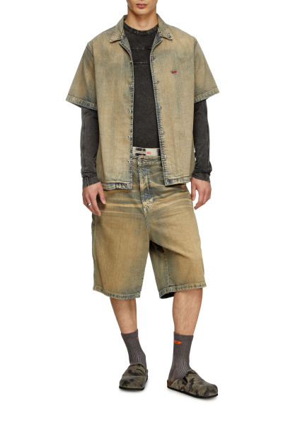 ŠORTKY DIESEL D-LIVERY-SHORT SHORTS - Fotografia č. 1