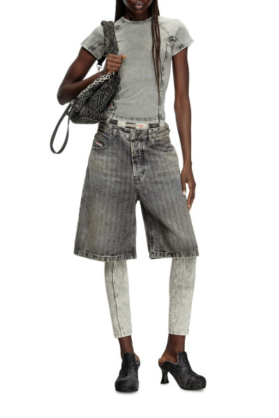 ŠORTKY DIESEL DE-SIRE-SHORT SHORTS - Fotografia č. 2