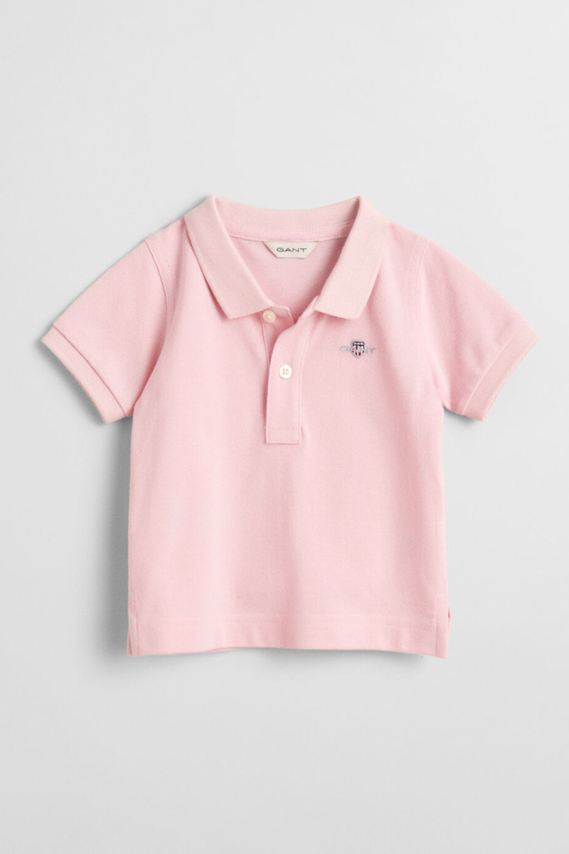 E-shop POLOKOŠILE GANT SHIELD PIQUE SS RUGGER BLUSHING PINK