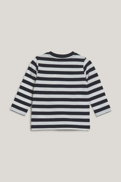 TOP GANT STRIPED SHIELD PIQUE LS TOP - Fotografie č. 2