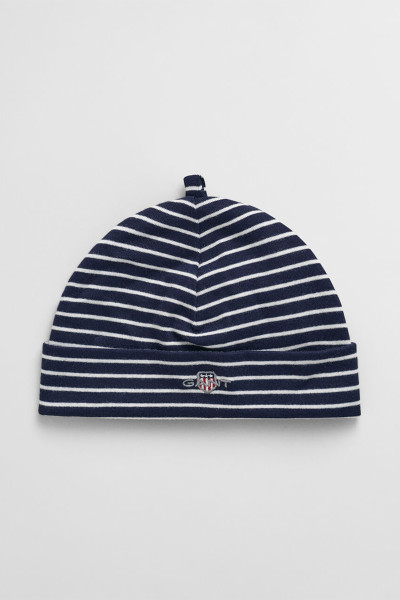 SAPKA GANT STRIPED SHIELD BEANIE - Kép 1
