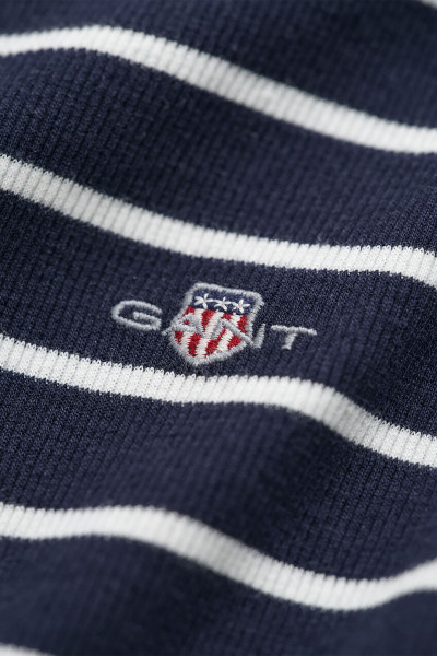 TRIČKO GANT STRIPED SHIELD SLIM T-SHIRT - Fotografie č. 3