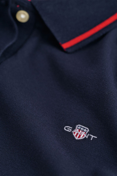 RUHA GANT FITTED POLO PIQUE DRESS - Kép 2
