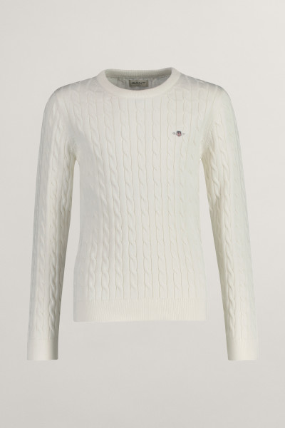 SVETER GANT SHIELD COTTON CABLE C-NECK - Fotografia č. 1