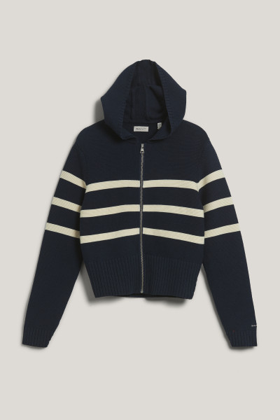 SVETR GANT STRIPED BRETON KNIT SWEATER - Fotografie č. 1