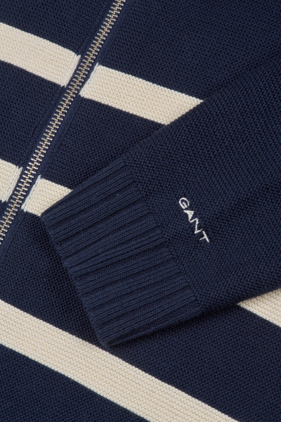 SVETR GANT STRIPED BRETON KNIT SWEATER - Fotografie č. 3