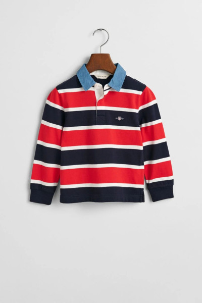 PÓLÓ GANT STRIPED SHIELD RUGGER - Kép 1