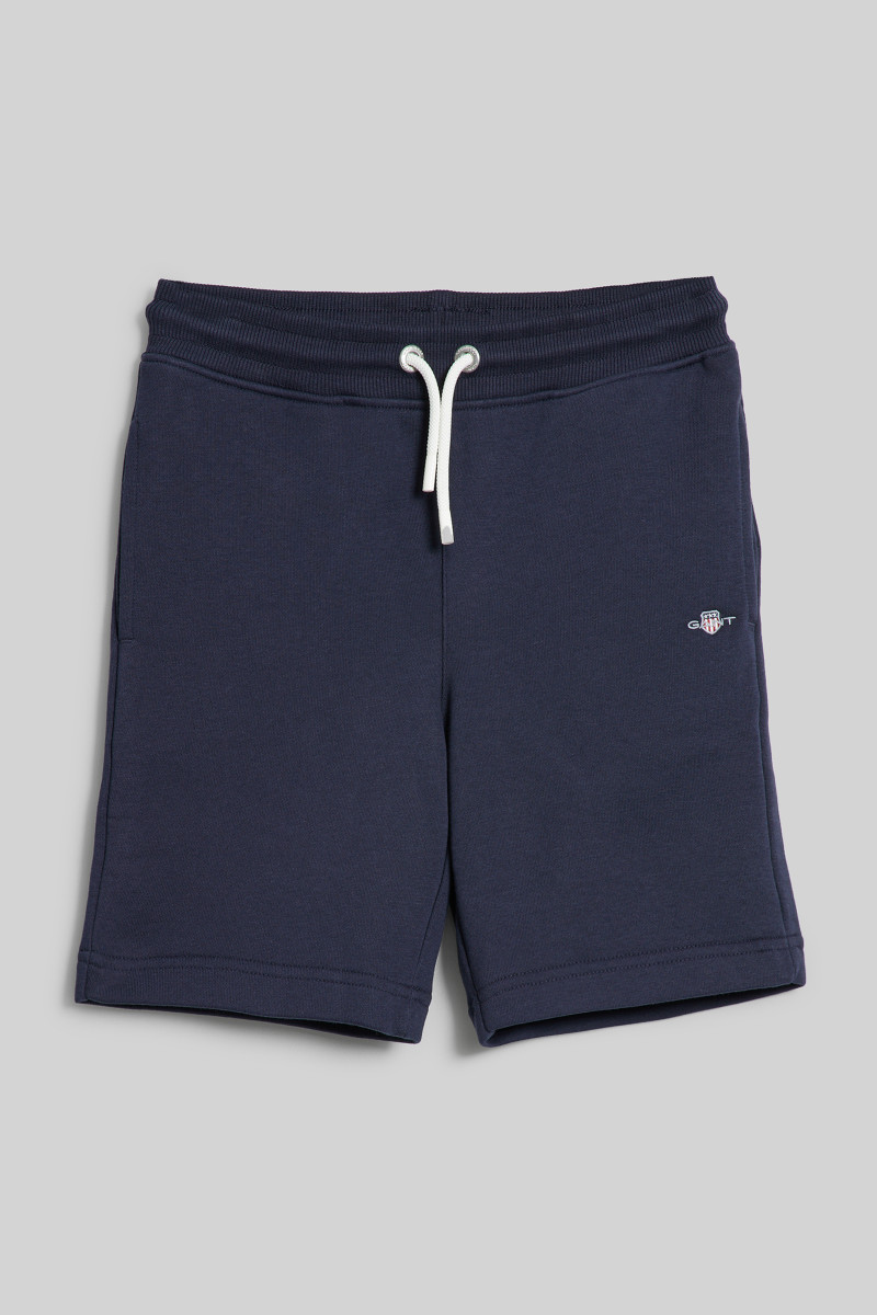TEPLÁKOVÉ ŠORTKY GANT SHIELD SWEATSHORTS EVENING BLUE