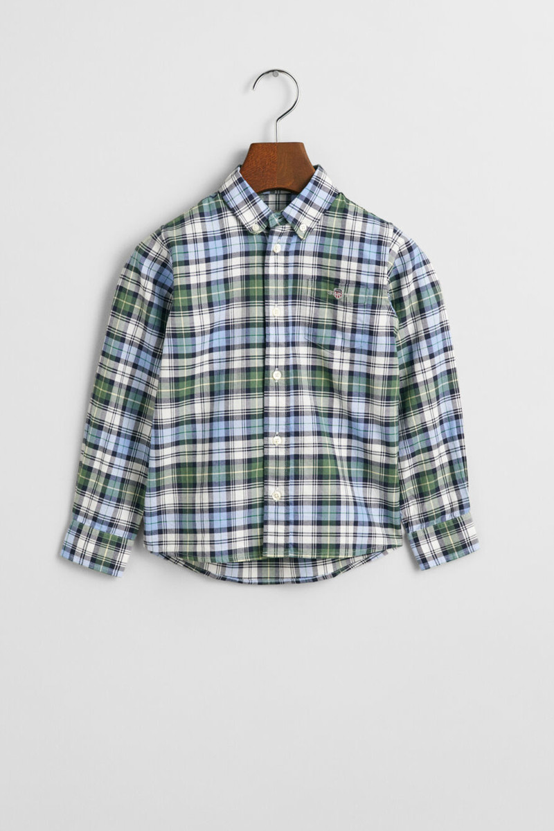 KOŠILE GANT ARCHIVE OXFORD CHECKED SHIRT CLEAR SKY