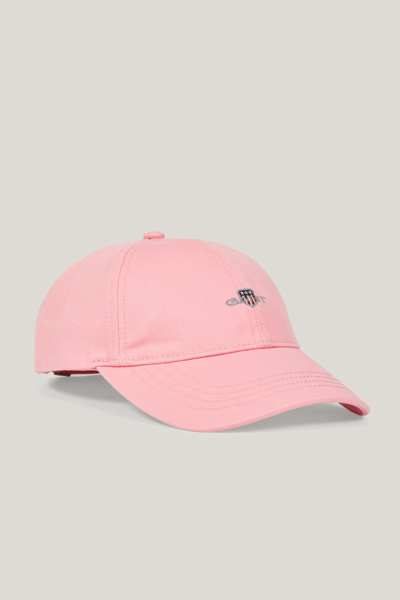 KŠILTOVKA GANT SHIELD COTTON TWILL CAP GERANIUM PINK