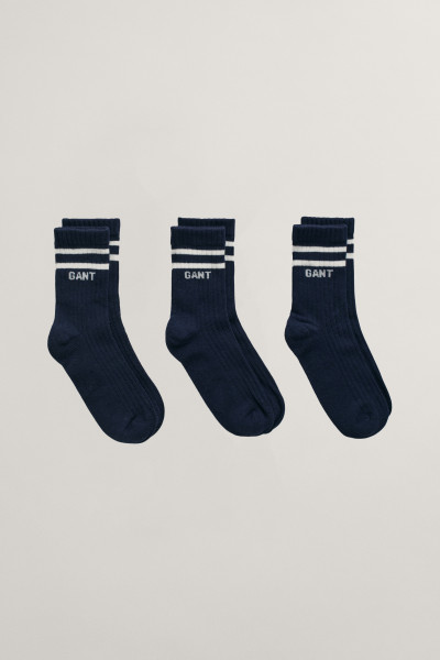ZOKNI GANT LOGO RIB SOCKS 3-PACK - Kép 1