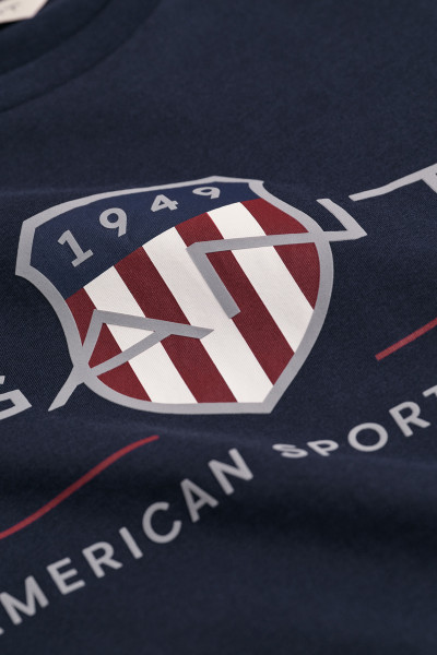 TRIČKO GANT ARCHIVE SHIELD SS T-SHIRT - Fotografie č. 3