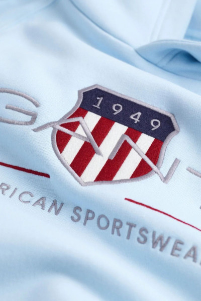 MIKINA GANT ARCHIVE SHIELD HOODIE - Fotografia č. 2