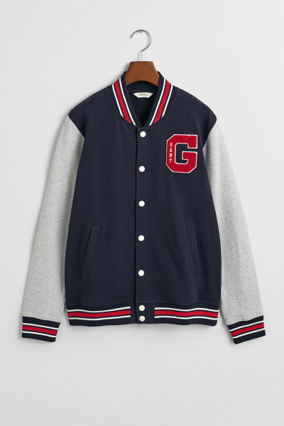 MELEGÍTŐ FELSŐ GANT VARSITY SWEAT JACKET - Kép 1