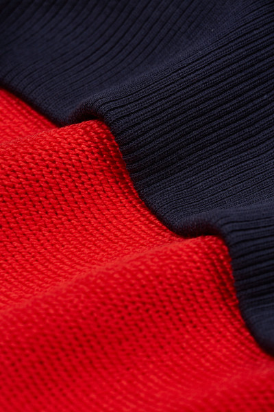 MIKINA GANT COLOR BLOCKED SHIELD HALF ZIP - Fotografie č. 5