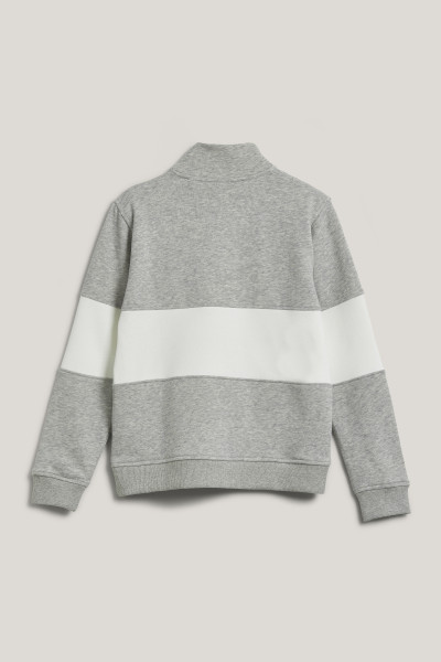 MIKINA GANT COLOR BLOCKED SHIELD HALF ZIP - Fotografie č. 2