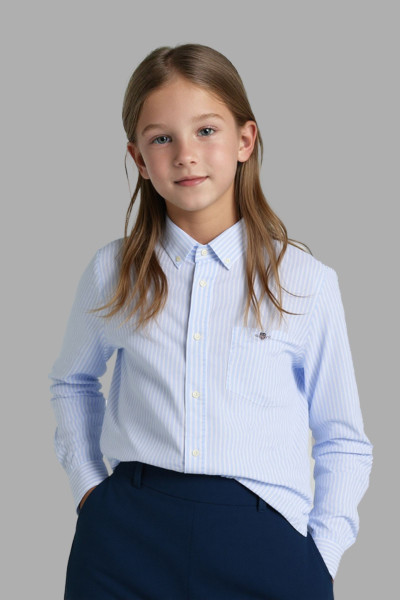 KOŠILE GANT STRIPED SHIELD POPLIN SHIRT - Fotografie č. 1