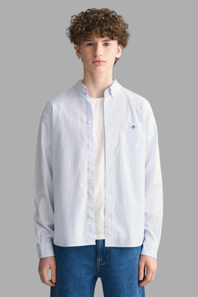KOŠILE GANT STRIPED SHIELD POPLIN SHIRT - Fotografie č. 2