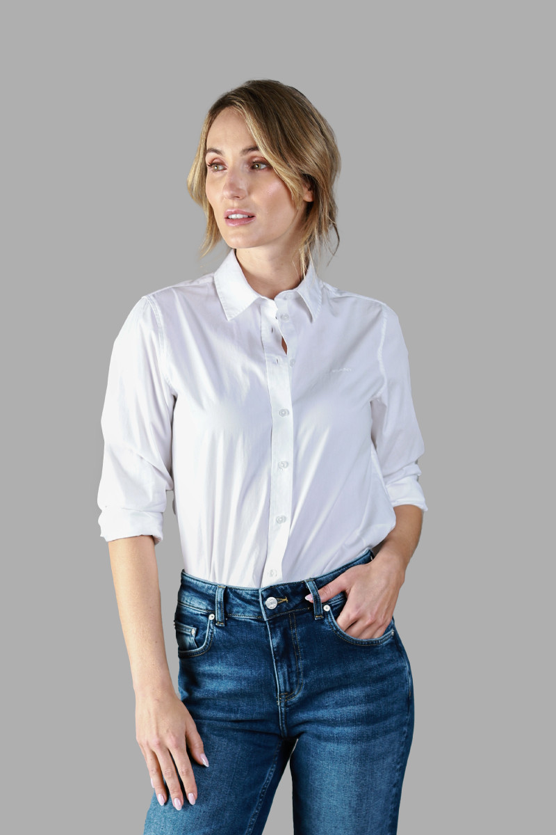 KOŠILE GANT REG POPLIN SHIRT WHITE