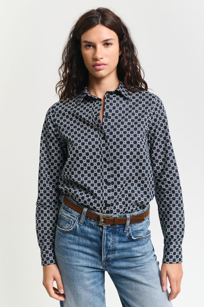 KOŠILE GANT REG GEOMETRIC CTN VOILE SHIRT - Fotografie č. 1