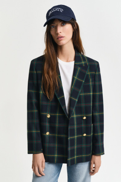 SAKO GANT REG CHECKED SUIT BLAZER - Fotografie č. 1