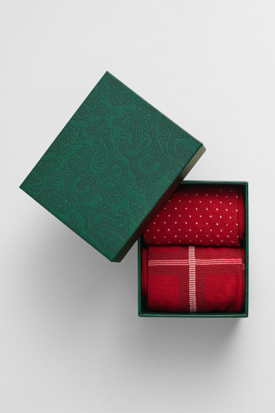 ZOKNI GANT CHECK AND DOT SOCKS 2-PACK GB - Kép 1