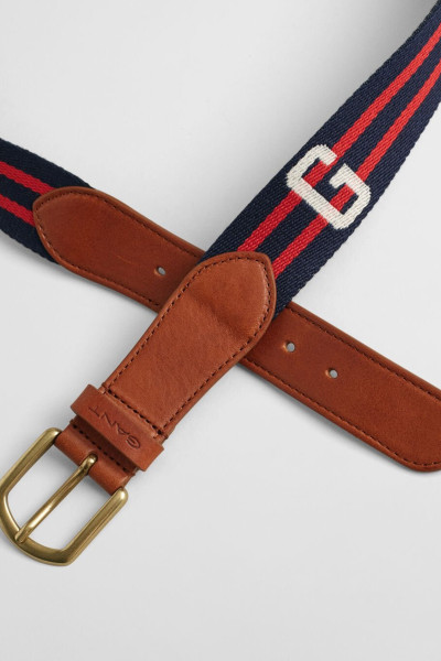 OPASEK GANT STRIPED WEBBING BELT - Fotografie č. 2