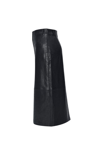 SZOKNYA DKNY VEGAN LEATHER SKIRT - Kép 3