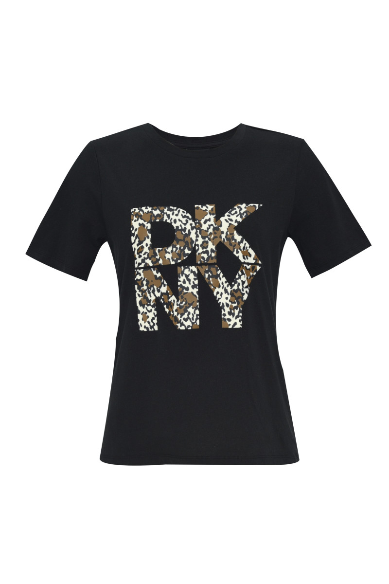 Tričko Dkny Regular T Shirt Black