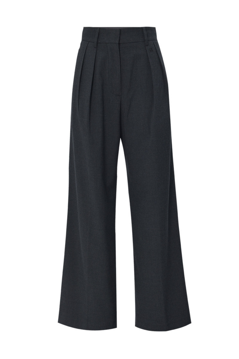 Nohavice Dkny Twill Pants Dark Grey