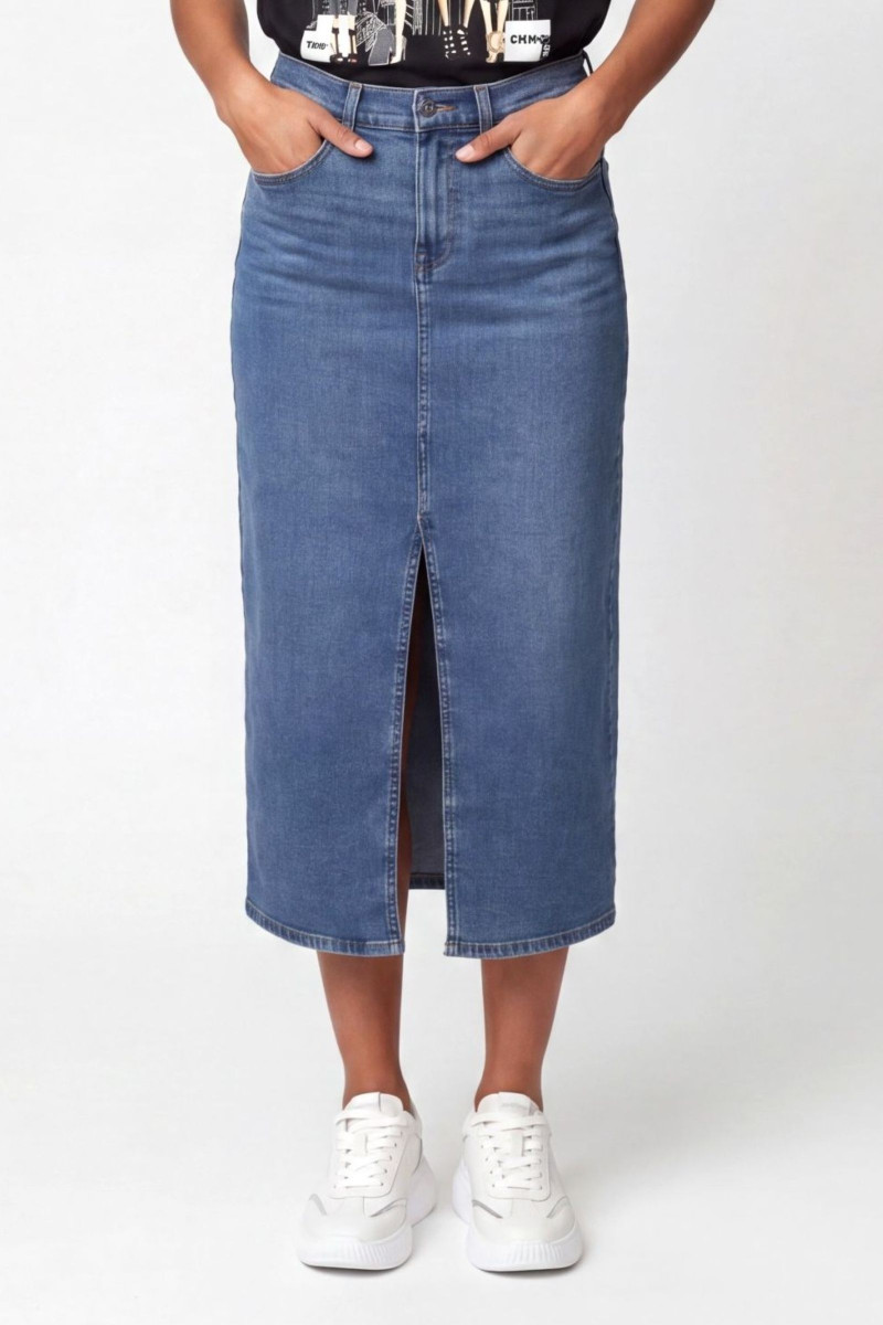 Sukňa Dkny Den/Sty Zip Frt Skrt Madison