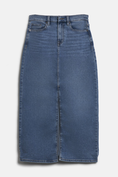 SZOKNYA DKNY DEN/STY ZIP FRT SKRT - Kép 1