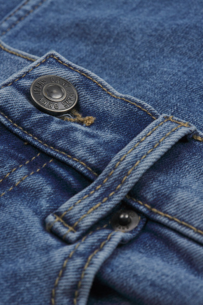 SZOKNYA DKNY DEN/STY ZIP FRT SKRT - Kép 3